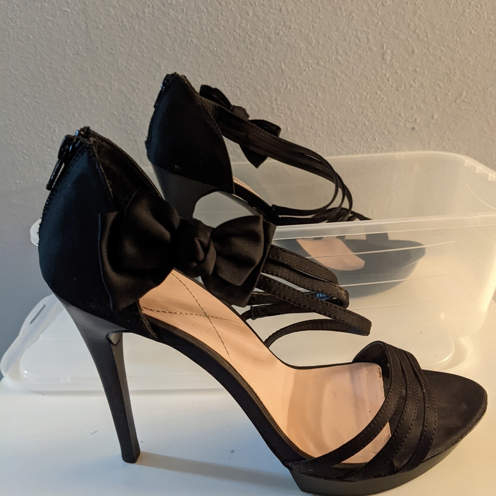 Sexy Black platform heel